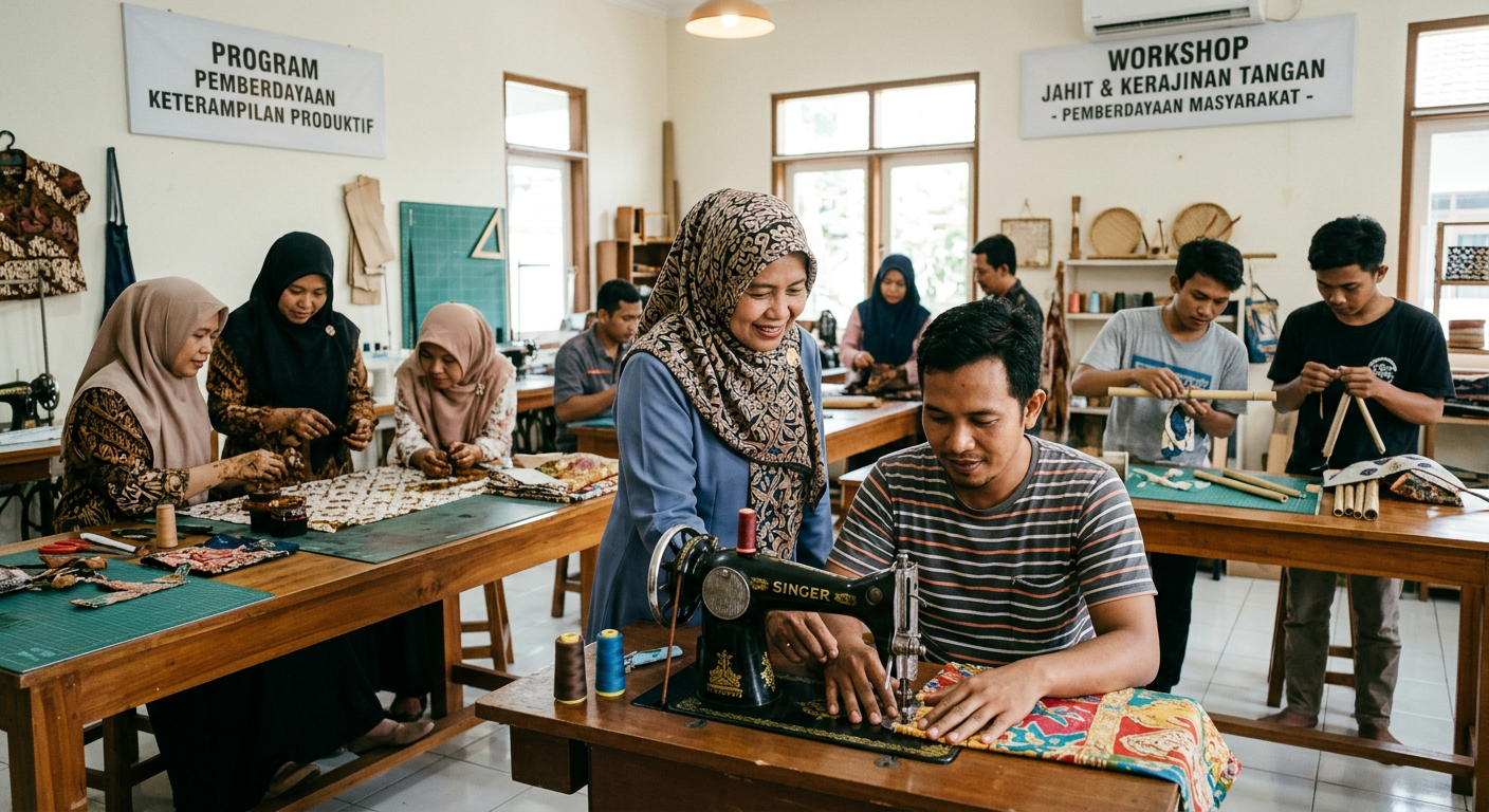 LIVESGP PRIZE Berdaya - Program pemberdayaan masyarakat dan peningkatan keterampilan produktif.